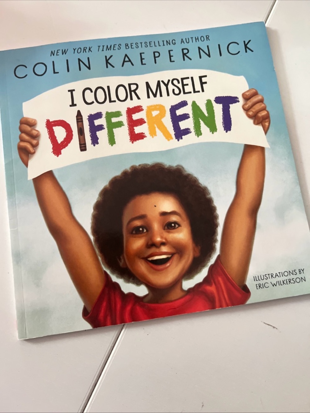 Colin Kaepernick I Color Myself Different - Kids Picture Book (Blue Cover)